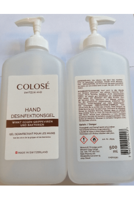 Colosé Desinfektions Handgel 500 ml